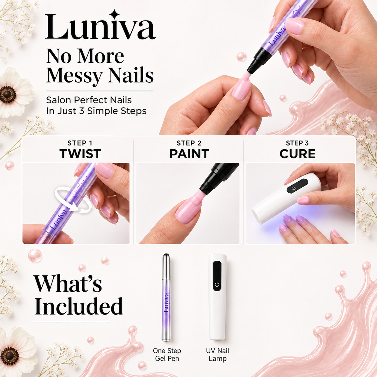 Luniva One-Step Gel Pen